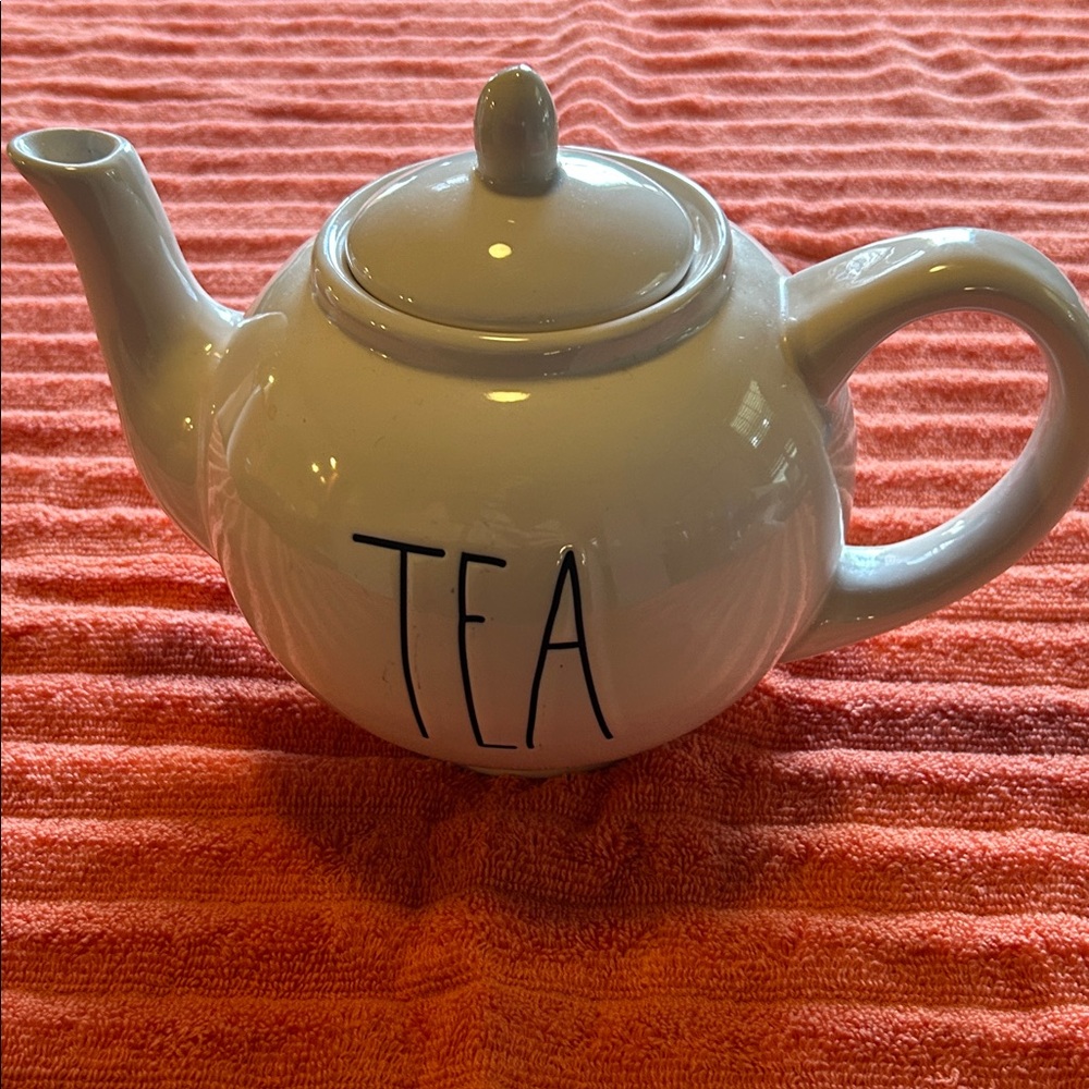 Rae Dunn Tea Pot White Ceramic - Picture 2 of 5